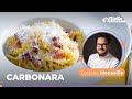 Carbonara the traditional italian recipe by chef luciano monosilio
