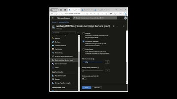 Learn how to configure Automatic Azure Web App scaling