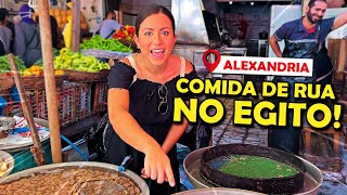 COMIDA DE RUA NO EGITO em ALEXANDRIA! | Brasileira no Egito