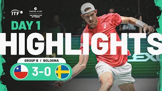 Highlights: Sweden v Chile | Davis Cup 2023