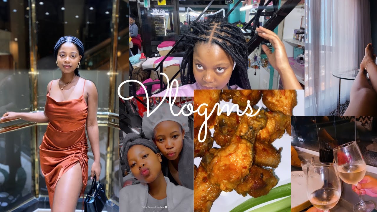 VLOGMAS DOING MY HAIR DINNER W/ FRIENDS SOUTH AFRICAN YOUTUBER