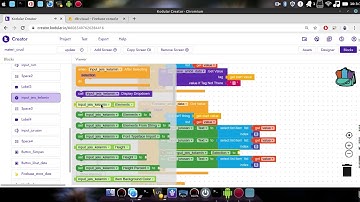 Part 5   Kodular, App Inventor Update data Firebase