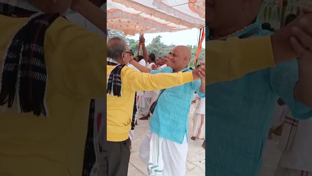 Yagya àt Iscon mandir Burla Sambalpur.