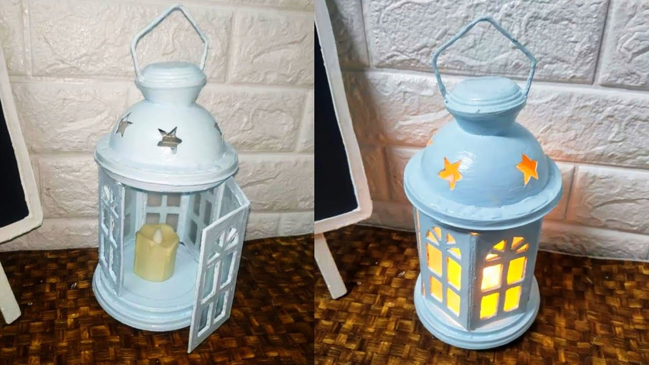 عملت فانوس ايكيا الاصلى من مخلفات المنزل و بقى زى الجاهز بظبط/فانوس ايكيا/فانوس رمضان2022/زينة رمضان