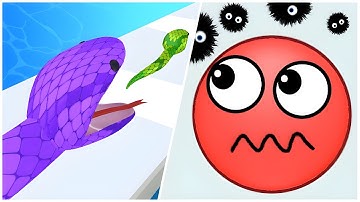 Snake Clash.io / Hide Ball - All Max Mobile Gameplay 