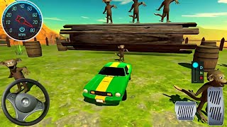 Jungle Safari Stunt Racing - Car Driving in Forest - Android GamePlay screenshot 5