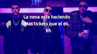 Soltera Remix  Letra Oficial🔥Lunay, Bad Bunny, Daddy Yankee - OFFICIAL LETRA/LYRICS