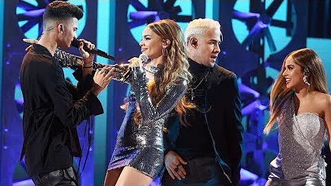 Leslie Grace,  Becky G y CNCO 'Diganle' (Remix) | Latin AMAs 2018