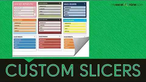 Customize a Pivot Table Slicer in Excel