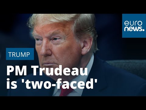 President Trump calls PM Trudeau "two-faced" | NATO