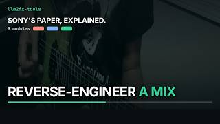 Sony's LLM2Fx-Tools: An LLM That Reverse-Engineers Your Effects Chain