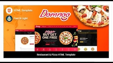 Domnoo - Restaurant & Pizza HTML Template | Themeforest Templates