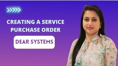 Service Purchase Order