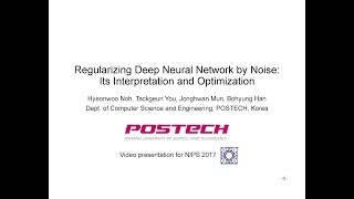 Regularizing Deep Neural Network by Noise:Its Interpretation and Optimization