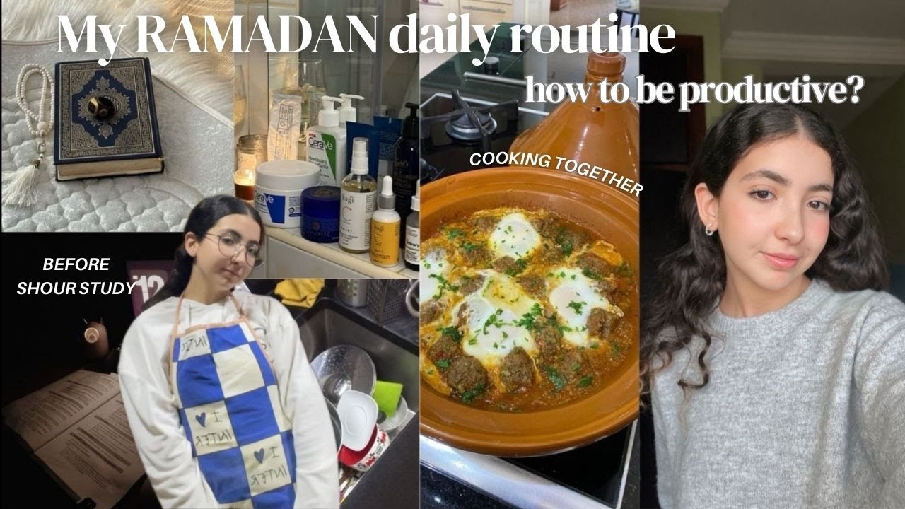 Let's build a productive Ramadan routine🌙🧘‍♀️ spend a day with me 🌼|👩‍🍳دوزوا معيا نهار في رمضان