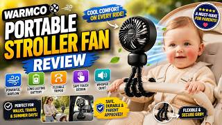 Warmco Portable Stroller Fan Review | Best Baby Stroller Fan for Summer?