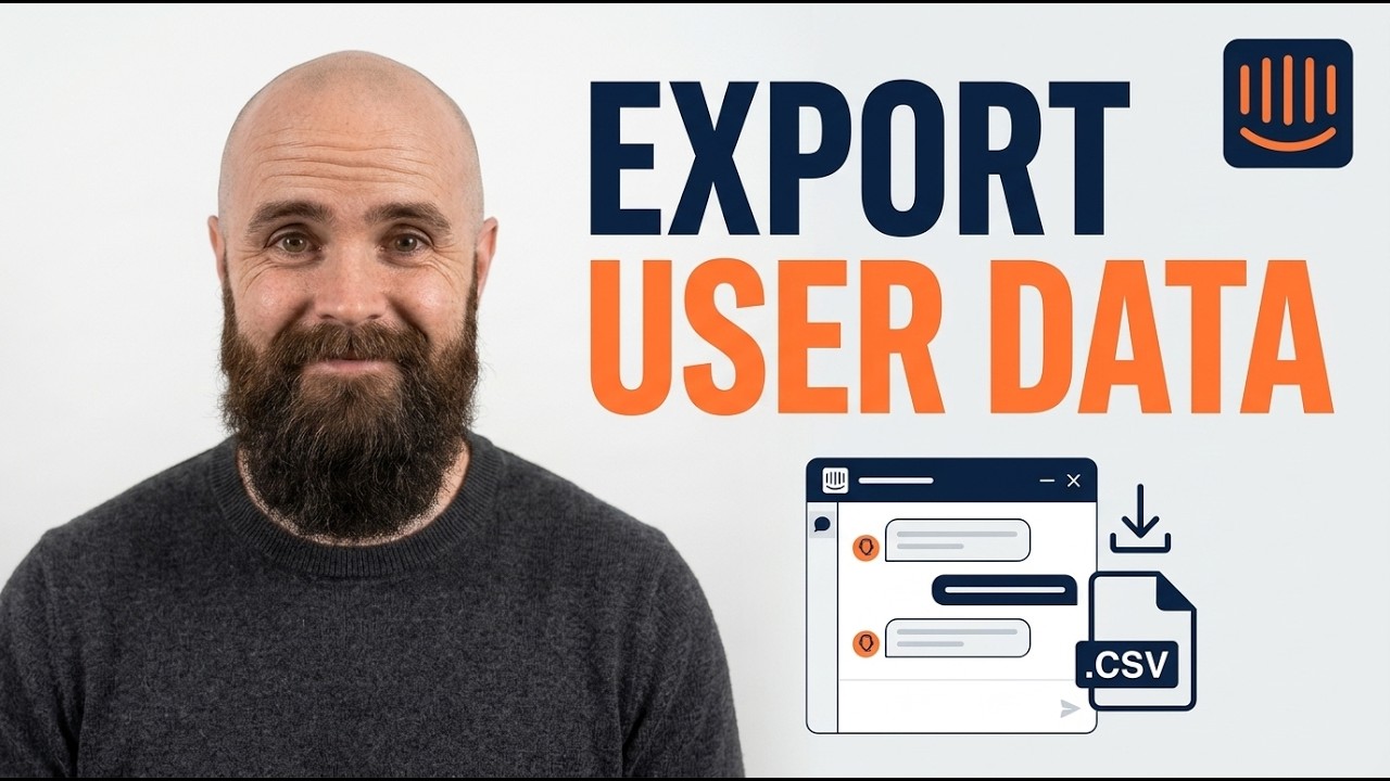 Export Chats And User Data [Easy Steps] - YouTube