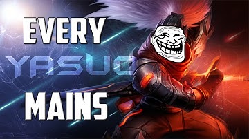 Every Yasuo "Mains" be like - Yasuo Fail Montage