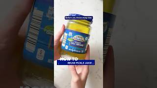 How to Reuse Pickle Juice for Fresh Homemade Pickles | WebMD