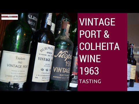 Vintage Port wine and Colheita tasting 1963 - 50years after in February 2013