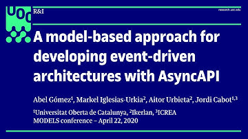 A model based approach for developing event driven architectures with AsyncAPI