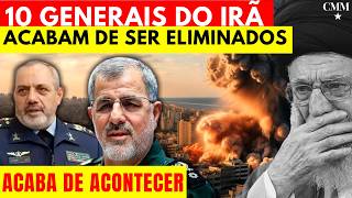 ÚLTIMA HORA: IMAGENS VAZADAS DO MOSSAD MOSTRAM 10 GENERAIS DO IRÃ E KHAMENEI ELIMINADOS PELOS EUA
