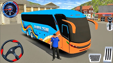 Luxury Coach Big Bus Driving Video Bus Simulator 3D 2025 Bus Game Bus Drivers - Android Gameplay