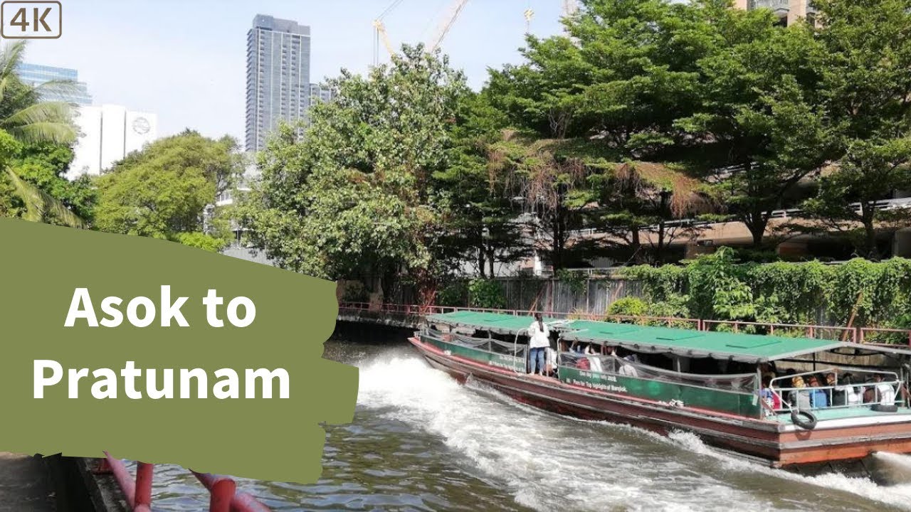 Asok (MRT Phetchaburi)  to Pratunam  Saen Saep Express Boat in Bangkok Thailand