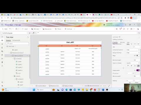 #powerapps : Datatable