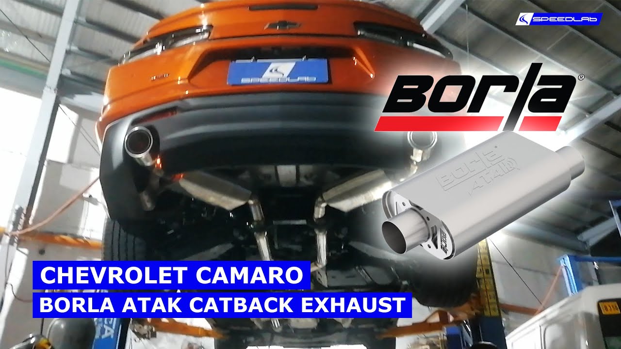Borla Cat-Back Exhaust System - ATAK | 2010-2013 Chevrolet Camaro 6.2L (140378)