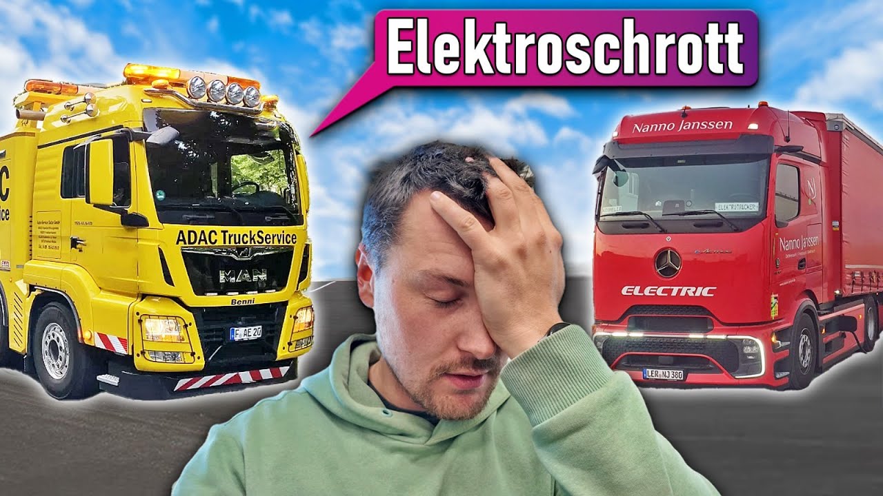 ELEKTRO-SUPER-GAU auf dem Weg nach Skandinavien: eActros 600 wird abgeschleppt