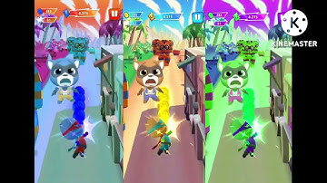 TALKING TOM HERO DASH gameplay🌈new color🌈 part 33