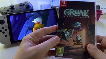 Greak: Memories of Azur | 4 min REVIEW | Switch OLED handheld gameplay