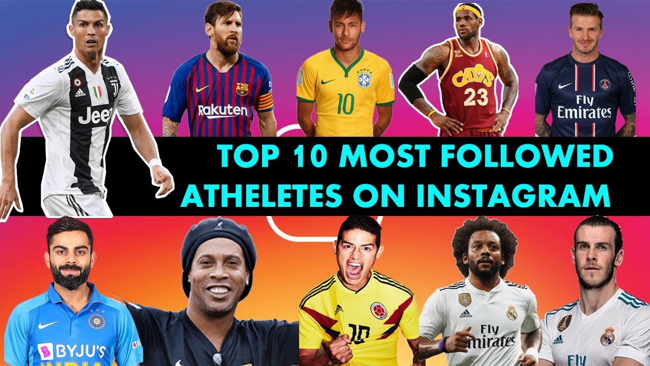 Top 10 Most Followed Sports Mens on Instagram 2020 List Of Highest