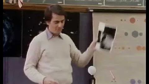 Carl Sagan teaching at his former school