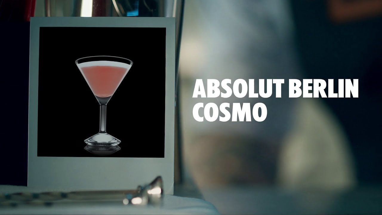 ABSOLUT BERLIN COSMO DRINK RECIPE HOW TO MIX YouTube
