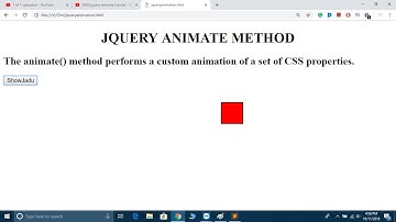 #18: jQuery Animate Tutorial in Hindi | jQuery Animation Effects in Hindi