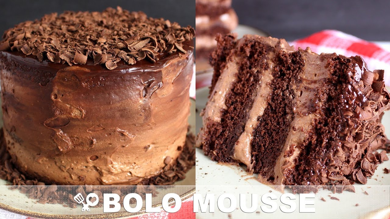 BOLO MOUSSE DE CHOCOLATE RECEITAS QUE AMO