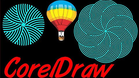 Corel Draw Tips & Tricks Start with a Circle BLEND and ROTATE