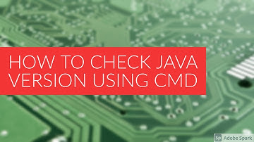 How to check java version using CMD