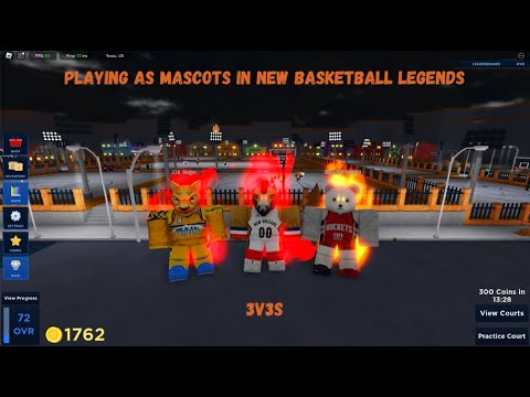 Mascots Play 3v3s In Basketball Legends