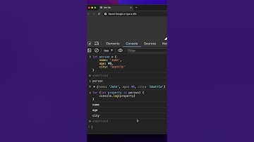 for...in loop - Learn JavaScript Fast #coding #javascript #learnprogramming
