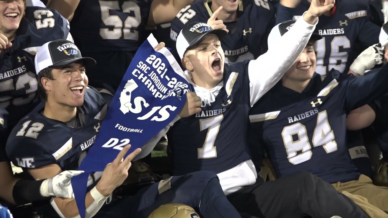 Modesto's Central Catholic Raiders top Elk Grove's Monterey Trail Mustangs 43-22 in Section title