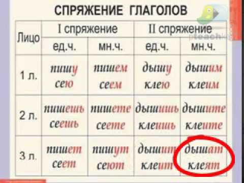 Видео урок по русскому языку 6 класс спряжение глаголов