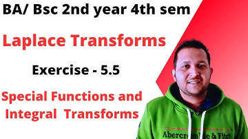 Laplace transform ex 5.5 | Laplace transform of integral function | Bsc 2nd year 4th sem math