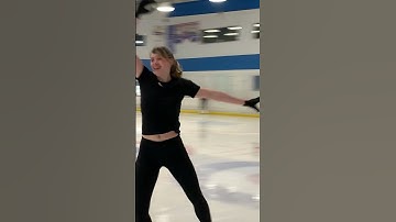 double axel and three jump combo from my freeskate!! #iceskater #iceskate #skating #iceskating #ice
