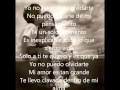 Daniel Santacruz- No he podido olvidarte(letra)