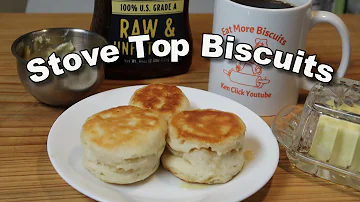 Flaky Stove Top Biscuits For Two