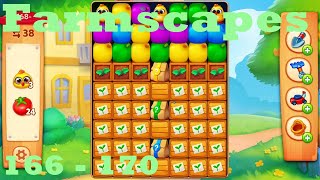 Farmscapes Level 166 - 170 HD Gameplay Walkthrough |  3 - match game | android | ios | pc | app
