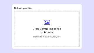 Drag and Drop File Upload + Preview Image Before Upload using HTML, CSS & JavaScript